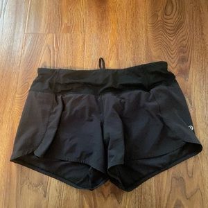 Lululemon Black speed up shorts